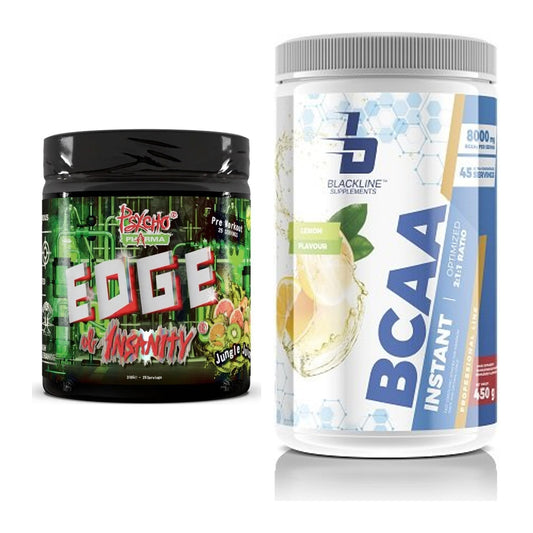Trainings-Set: Psycho Pharma Edge + Blackline Supplements BCAA – alle enthaltenen Artikel