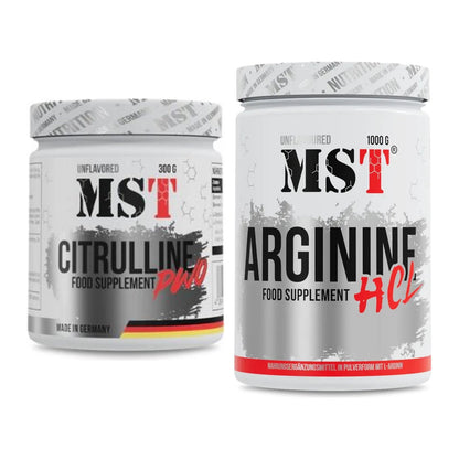Trainings-Set: MST Citrulline Malat 300g + MST Arginine HCL – alle enthaltenen Artikel