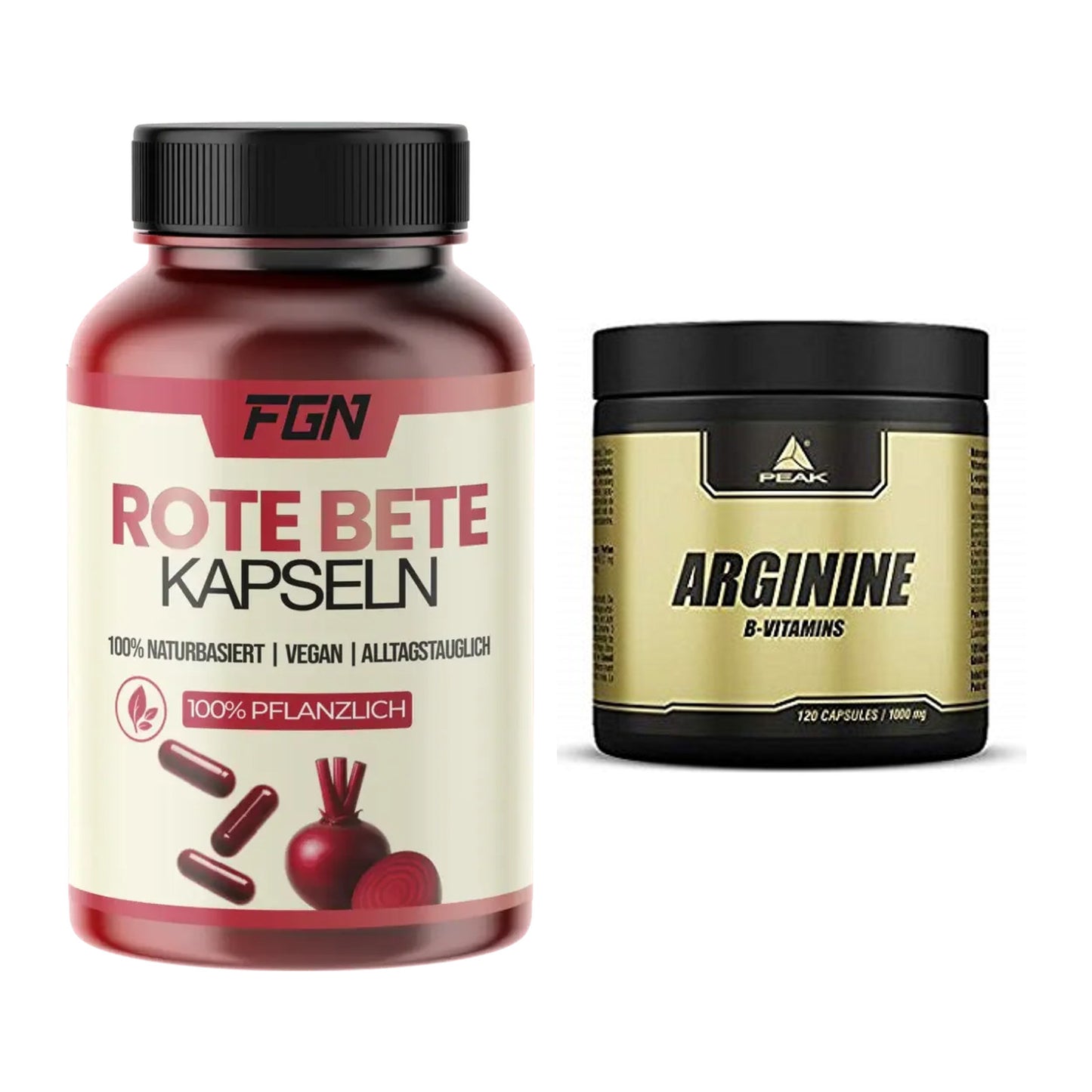 Trainings-Set: FGN Rote Beete + Peak Arginin – alle enthaltenen Artikel