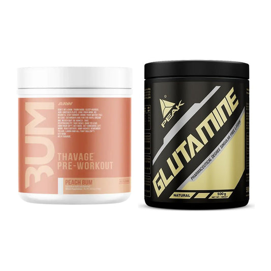 Trainings-Set: RAW Nutrition CBUM Thavage + Peak Glutamin – alle enthaltenen Artikel