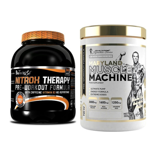 Trainings-Set: BioTech NitroX Therapy + Kevin Levrone Maryland Muscle – alle enthaltenen Artikel