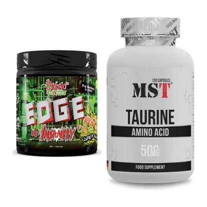Trainings-Set: Psycho Pharma Edge of Insanity + MST Taurine – alle enthaltenen Artikel