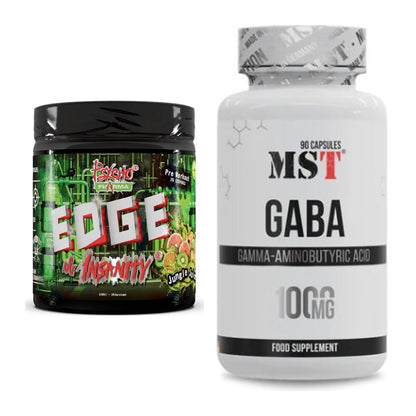 Trainings-Set: Psycho Pharma Edge of Insanity + MST GABA 1000mg – alle enthaltenen Artikel