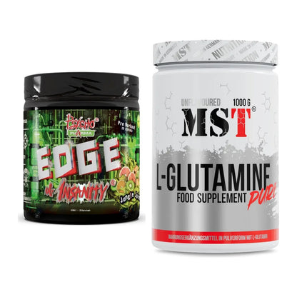 Trainings-Set: Psycho Pharma Edge of Insanity + MST Glutamine – alle enthaltenen Artikel