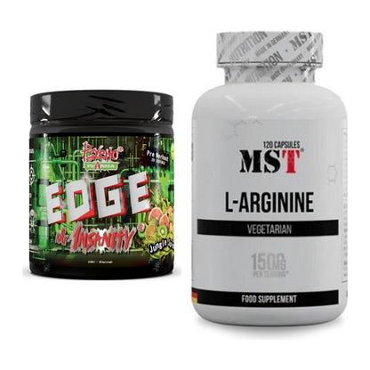 Trainings-Set: Psycho Pharma Edge + MST L-Arginine 120 Kaps. – alle enthaltenen Artikel