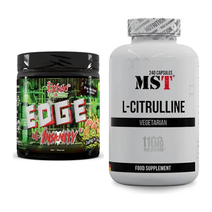 Trainings-Set: Psycho Pharma Edge of Insanity + MST Citrulline – alle enthaltenen Artikel