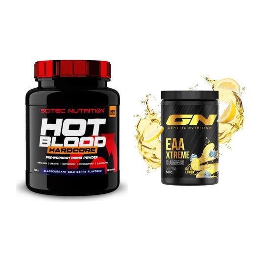 Trainings-Set: Scitec Hot Blood Hardcore + GN EAA Xtreme – alle enthaltenen Artikel