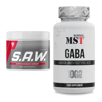 Trainings-Set: Trec Nutrition SAW Booster + MST GABA 1000mg – alle enthaltenen Artikel