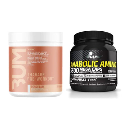 Trainings-Set: RAW Nutrition CBUM Thavage + Olimp Anabolic Amino 5500 – alle enthaltenen Artikel