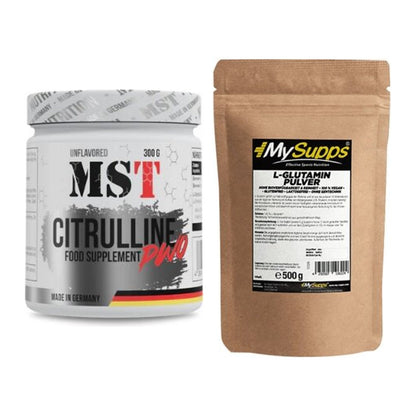 Trainings-Set: MST Citrulline Malat 300g + MySupps Glutamine – alle enthaltenen Artikel