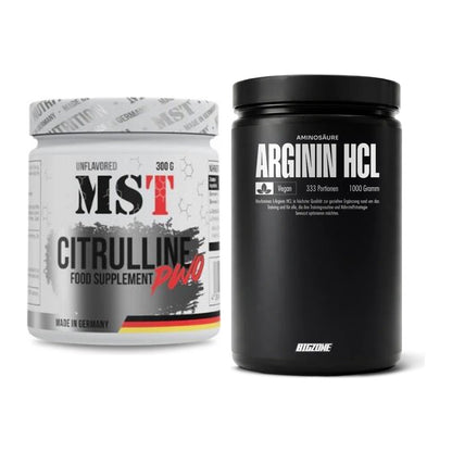 Trainings-Set: MST Citrulline Malat 300g + Big Zone L-Arginin – alle enthaltenen Artikel