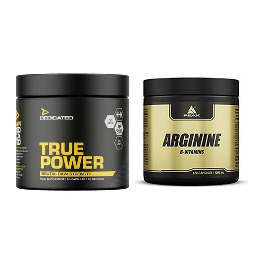 Trainings-Set: Dedicated True Power + Peak Arginin – alle enthaltenen Artikel