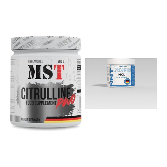Trainings-Set: MST Citrulline Malat 300g + NNT Arginin – alle enthaltenen Artikel