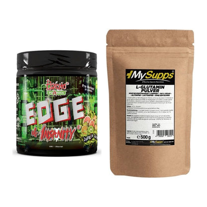 Trainings-Set: Psycho Pharma Edge of Insanity + MySupps Glutamine – alle enthaltenen Artikel