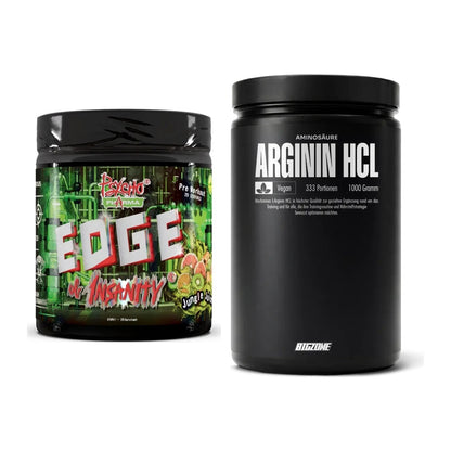 Trainings-Set: Psycho Pharma Edge of Insanity + Big Zone L-Arginin – alle enthaltenen Artikel