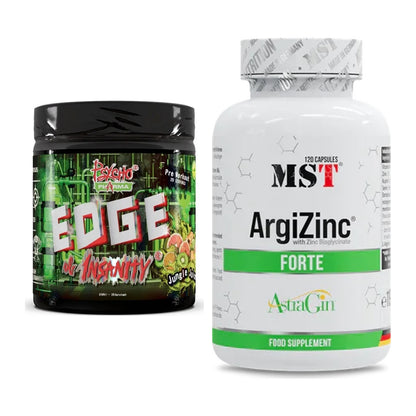 Trainings-Set: Psycho Pharma Edge of Insanity + MST ArgiZinc Forte – alle enthaltenen Artikel