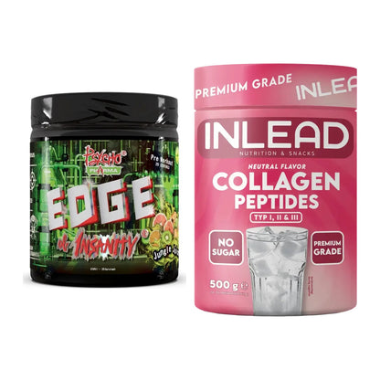 Trainings-Set: Psycho Pharma Edge + INLEAD Collagen Peptides – alle enthaltenen Artikel
