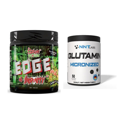 Trainings-Set: Psycho Pharma Edge of Insanity + NNT Glutamin – alle enthaltenen Artikel