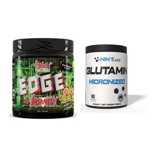 Trainings-Set: Psycho Pharma Edge of Insanity + NNT Glutamin – alle enthaltenen Artikel