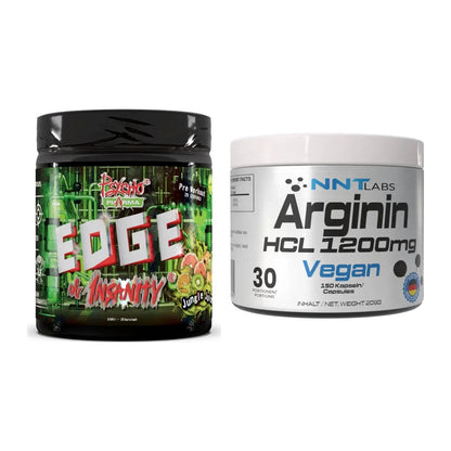 Trainings-Set: Psycho Pharma Edge + NNT Arginin HCL 1200 mg – alle enthaltenen Artikel