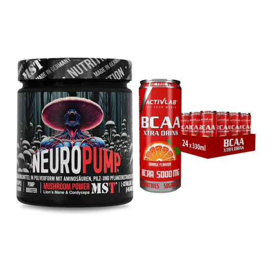 Trainings-Set: MST NeuroPump + Activlab BCAA Xtra Drink 5000mg – alle enthaltenen Artikel