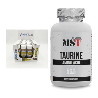 Trainings-Set: NNT Extreme Pre-Workout Shot + MST Taurine – alle enthaltenen Artikel