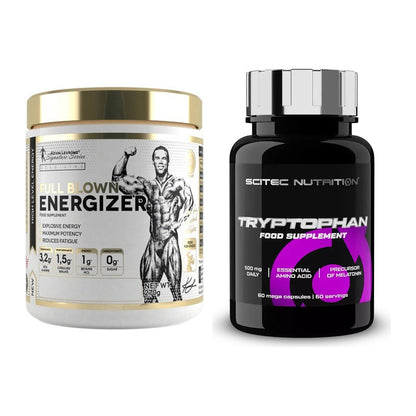 Trainings-Set: Kevin Levrone Full Blown Energizer + Scitec Tryptophan – alle enthaltenen Artikel