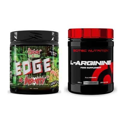 Trainings-Set: Psycho Pharma Edge of Insanity + Scitec Arginin – alle enthaltenen Artikel