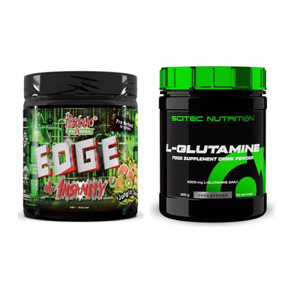 Trainings-Set: Psycho Pharma Edge of Insanity + Scitec L-Glutamin – alle enthaltenen Artikel