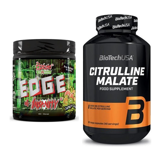 Trainings-Set: Psycho Pharma Edge + BioTech Citrulline Malate – alle enthaltenen Artikel
