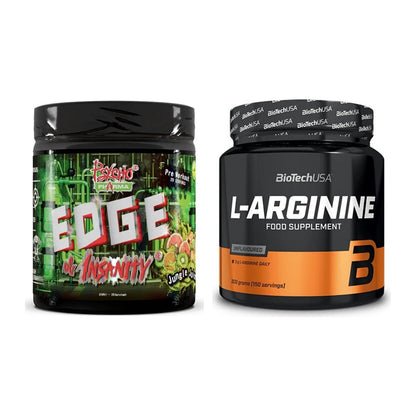 Trainings-Set: Psycho Pharma Edge of Insanity + BioTech L-Arginin – alle enthaltenen Artikel