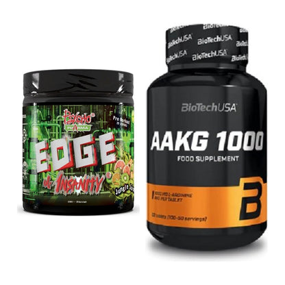 Trainings-Set: Psycho Pharma Edge + BioTech AAKG 1000mg 100 – alle enthaltenen Artikel