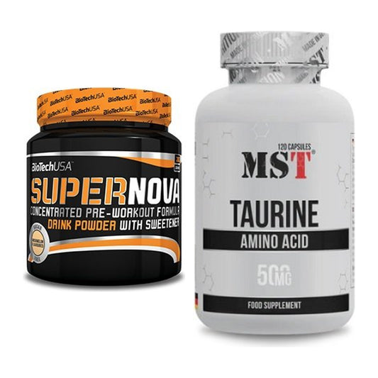 Trainings-Set: BioTech Supernova + MST Taurine – alle enthaltenen Artikel