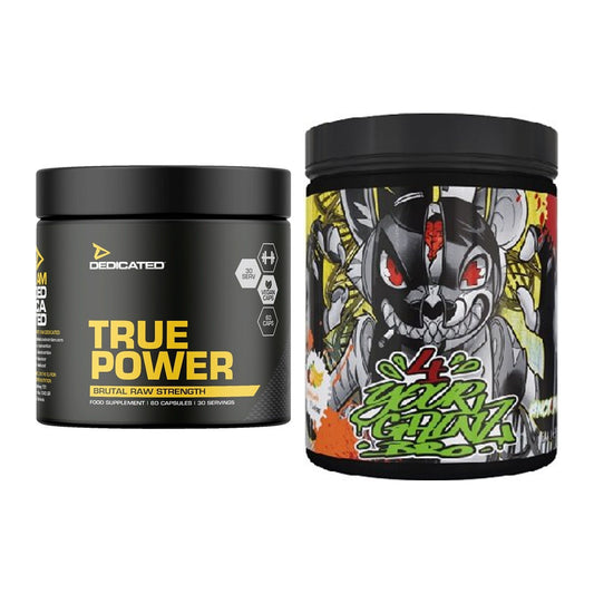 Trainings-Set: Dedicated True Power + BPS-Pharma EAA´s 4Your Gainz Bro – alle enthaltenen Artikel