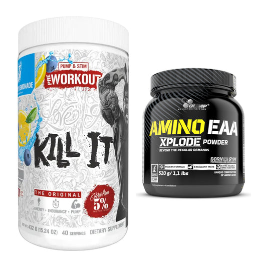Trainings-Set: Rich Piana 5% Nutrition + Olimp Amino EAA Xplode – alle enthaltenen Artikel