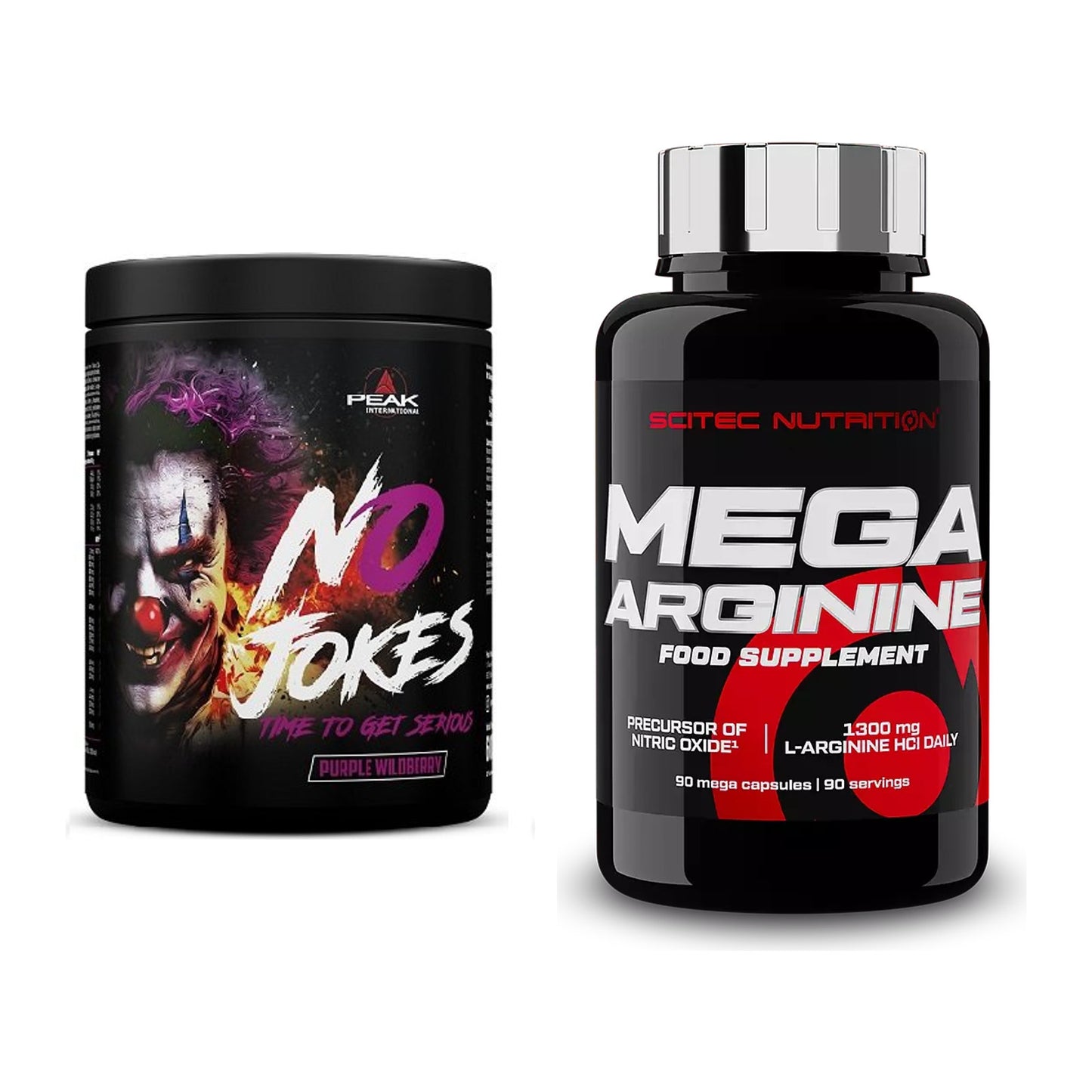 Trainings-Set: Peak No Jokes + Scitec Mega Arginine – alle enthaltenen Artikel