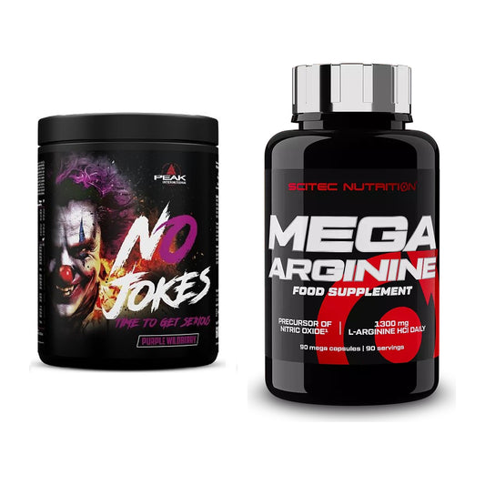 Trainings-Set: Peak No Jokes + Scitec Mega Arginine – alle enthaltenen Artikel