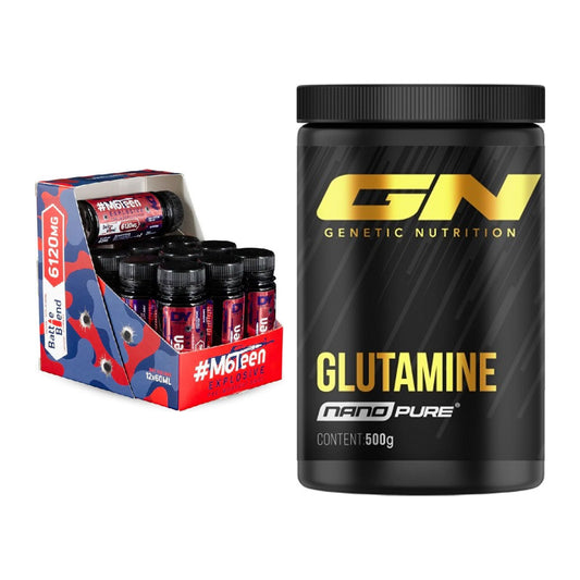 Trainings-Set: DY Nutrition M6Teen Prewokrout + GN Nano Pure Glutamine – alle enthaltenen Artikel