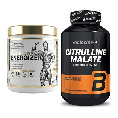 Trainings-Set: Kevin Levrone Full Blown + BioTech Citrulline Malate – alle enthaltenen Artikel