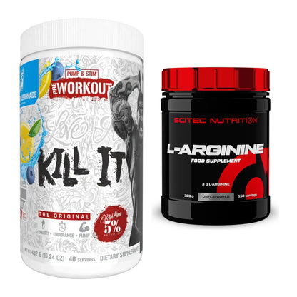 Trainings-Set: Rich Piana 5% Nutrition Kill It + Scitec Arginin – alle enthaltenen Artikel