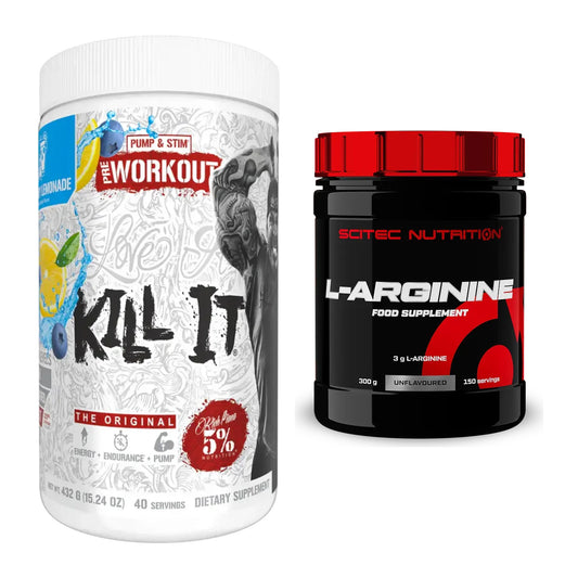 Trainings-Set: Rich Piana 5% Nutrition Kill It + Scitec Arginin – alle enthaltenen Artikel