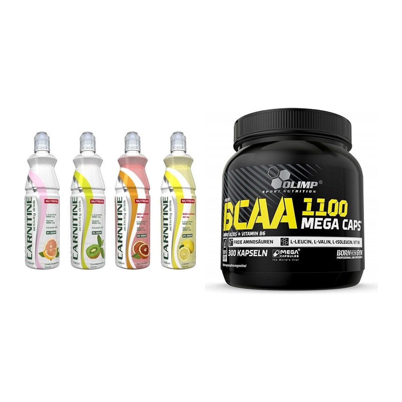 Trainings-Set: Nutrend Activity + Olimp BCAA Mega Caps – alle enthaltenen Artikel