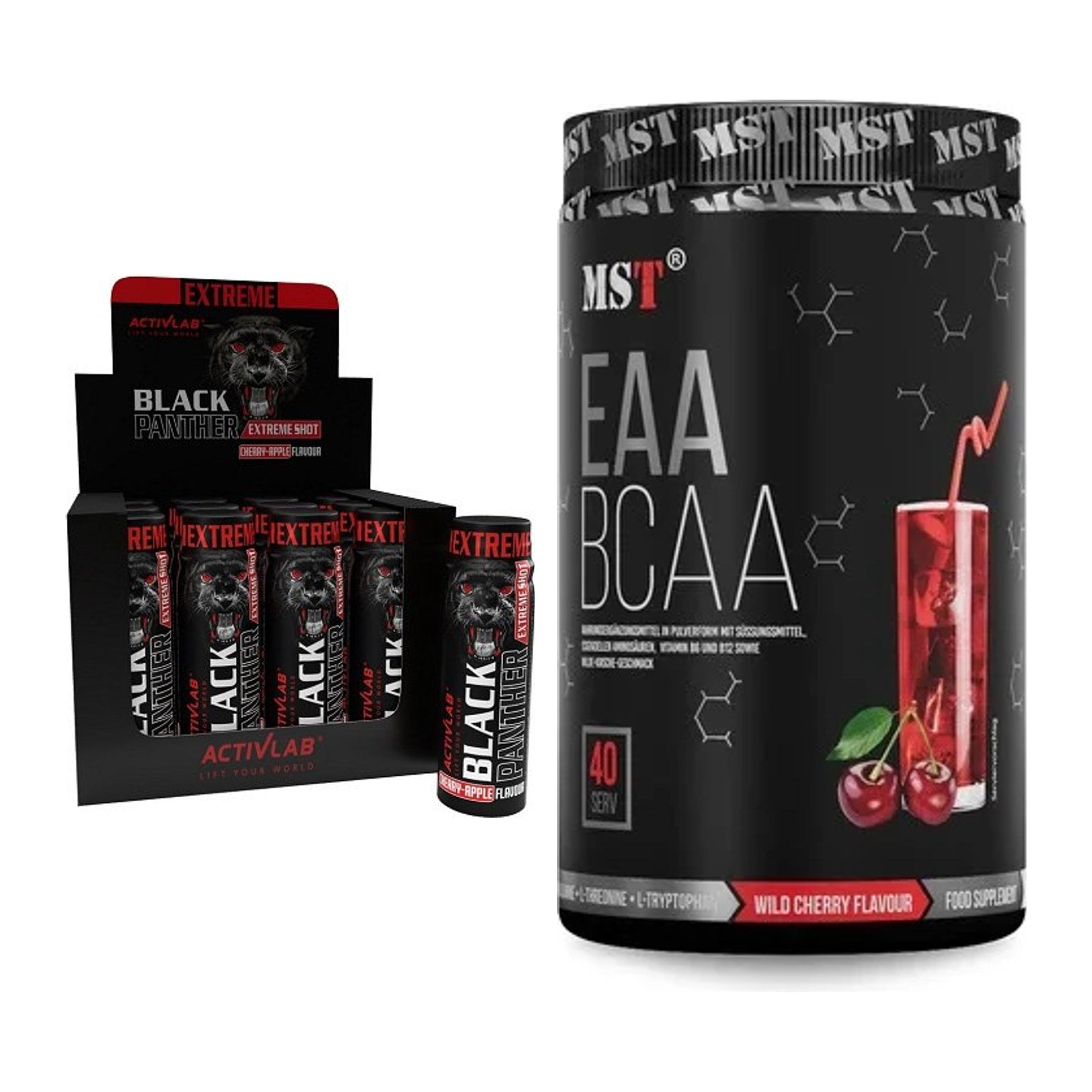 Trainings-Set: Activlab Black Panther Extreme + MST EAA & BCAA – alle enthaltenen Artikel