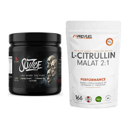 Trainings-Set: #GYMJUICE SUIZIDE Booster + ProFuel L-Citrullin Malat – alle enthaltenen Artikel