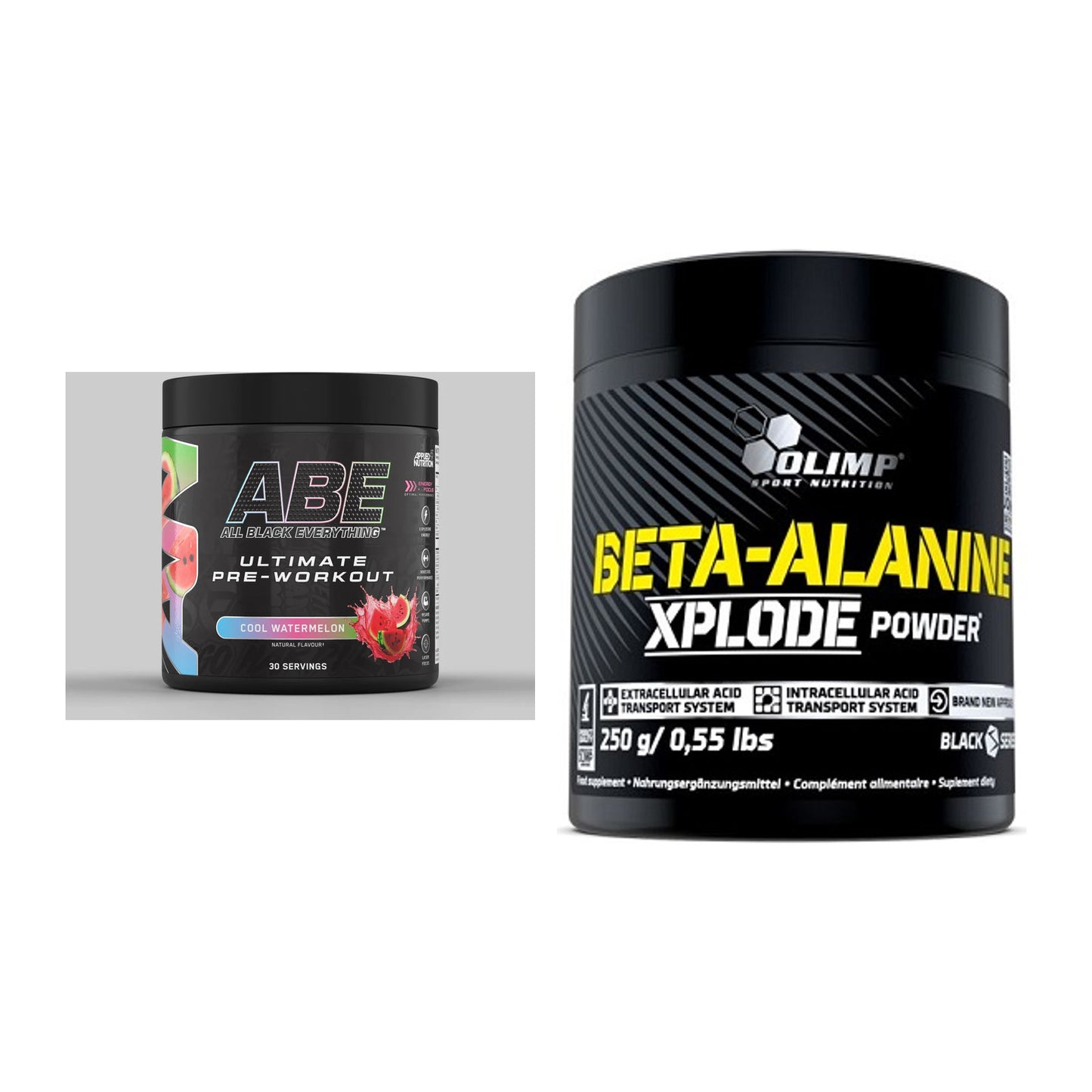 Trainings-Set: Applied Nutrition A.B.E + Olimp Beta-Alanine Xplode – alle enthaltenen Artikel
