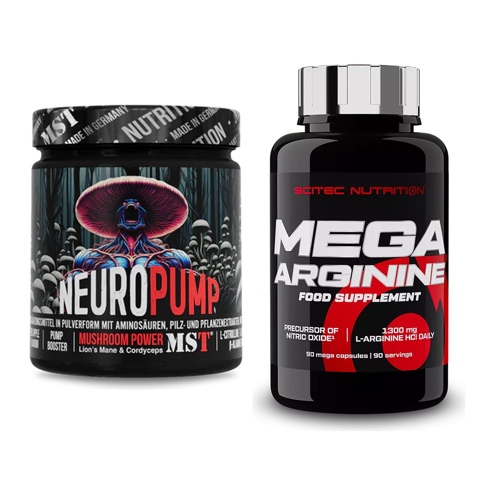 Trainings-Set: MST NeuroPump + Scitec Mega Arginine – alle enthaltenen Artikel