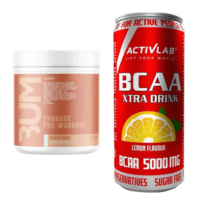Trainings-Set: RAW Nutrition CBUM Thavage + Activlab BCAA Xtra Drink – alle enthaltenen Artikel