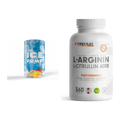 Trainings-Set: FA Nutrition ICE Pump + ProFuel L-Arginin – alle enthaltenen Artikel