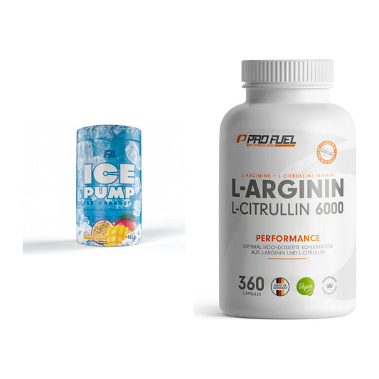 Trainings-Set: FA Nutrition ICE Pump + ProFuel L-Arginin – alle enthaltenen Artikel