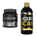 Trainings-Set: BioTech Black Blood CAF+ 300g (80 + BioTech Liquid BCAA – alle enthaltenen Artikel